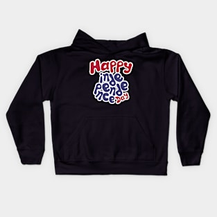 Happy Independence Day Kids Hoodie